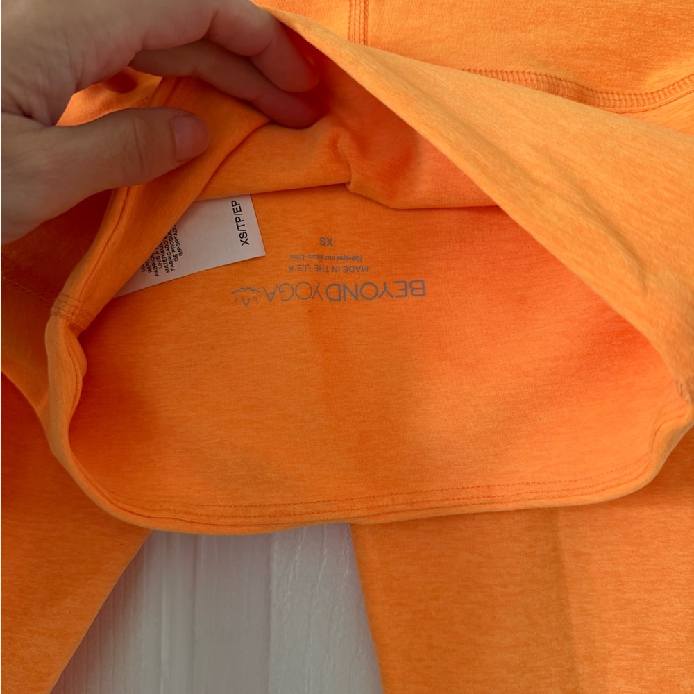 Beyond Yoga Spacedye Orange Leggings